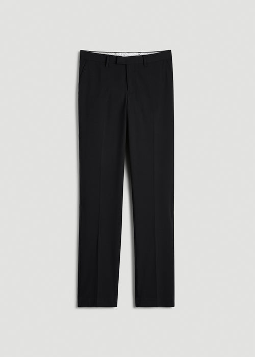 Suit Separates Pants for Tall Men in Deep Black