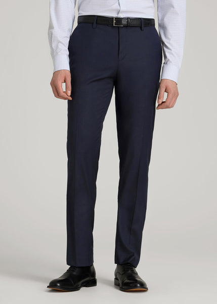 Suit Trousers for Tall Men in True Navy 32 / 40 / True Navy