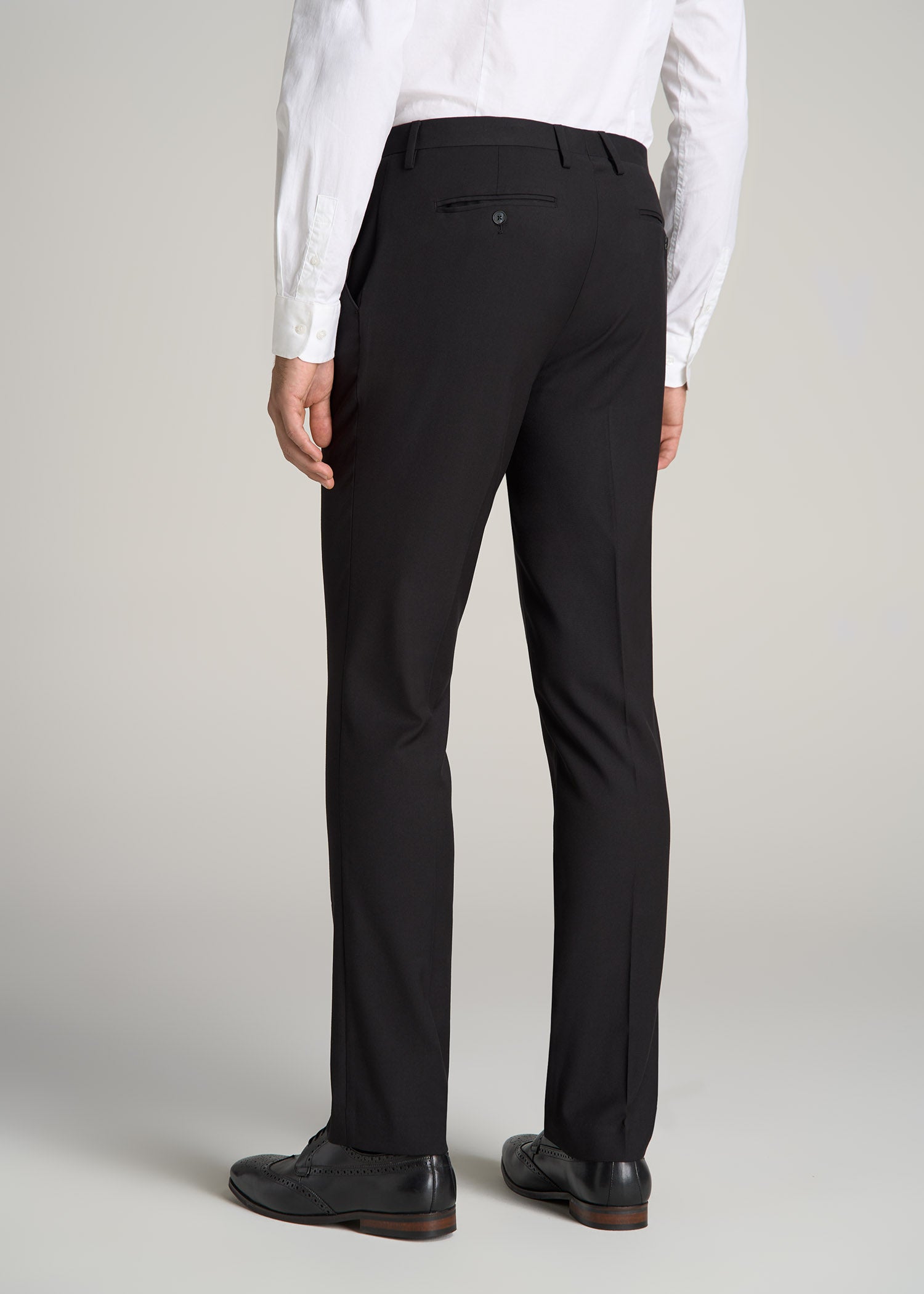 The Ultimate Black Tailored Fit Suit Trousers