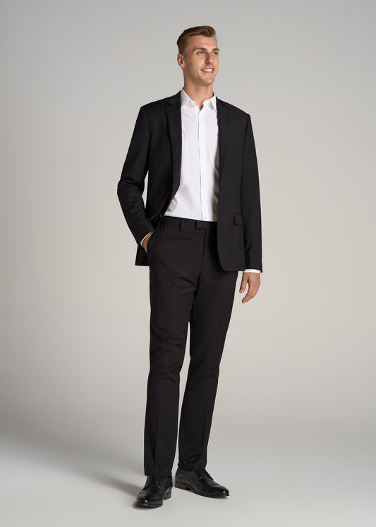 Suit Trousers for Tall Men in Black