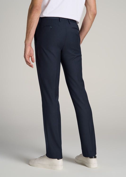 Suit Trousers for Tall Men in True Navy
