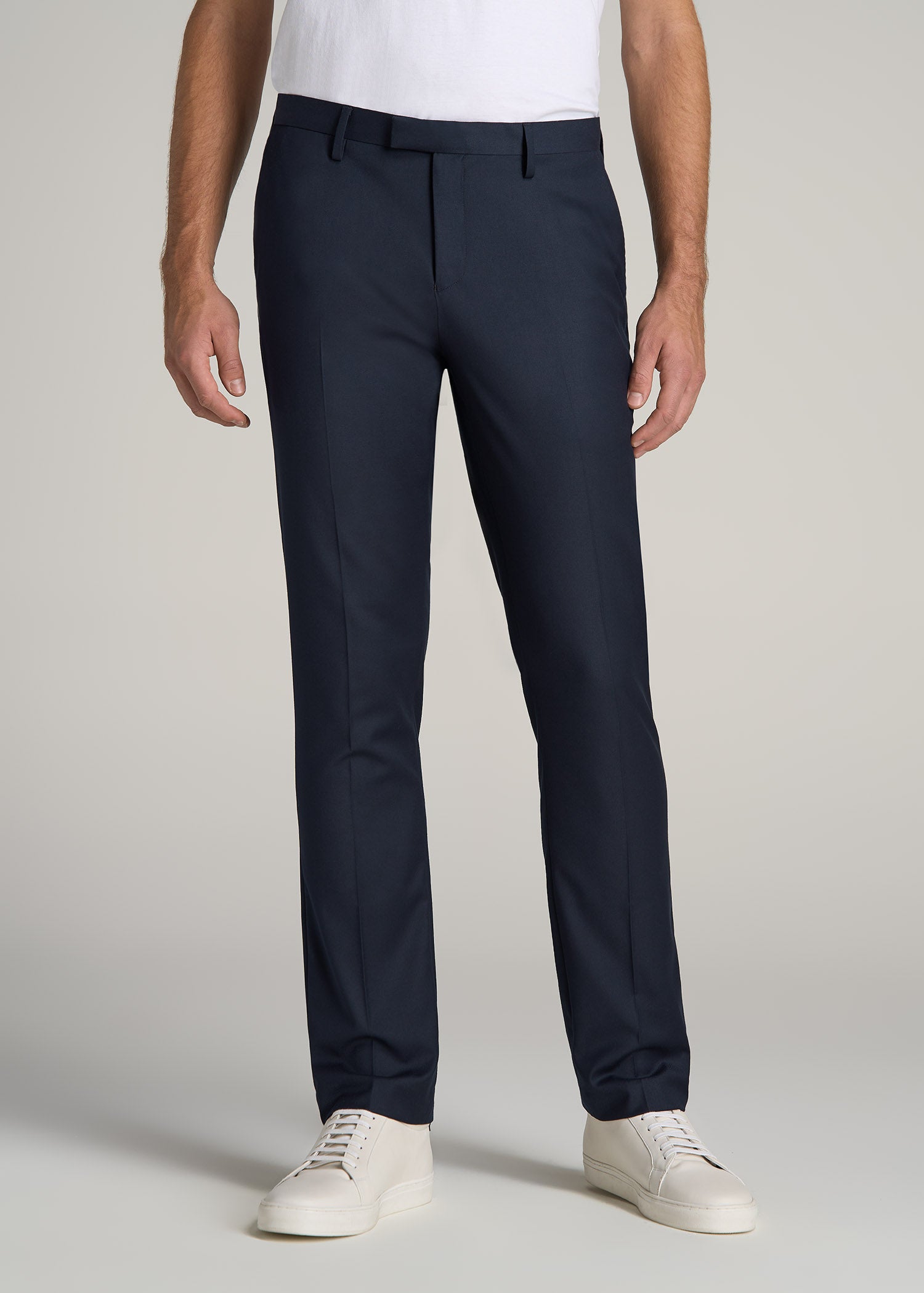 Tall Men's True Navy Suit Trousers | American Tall