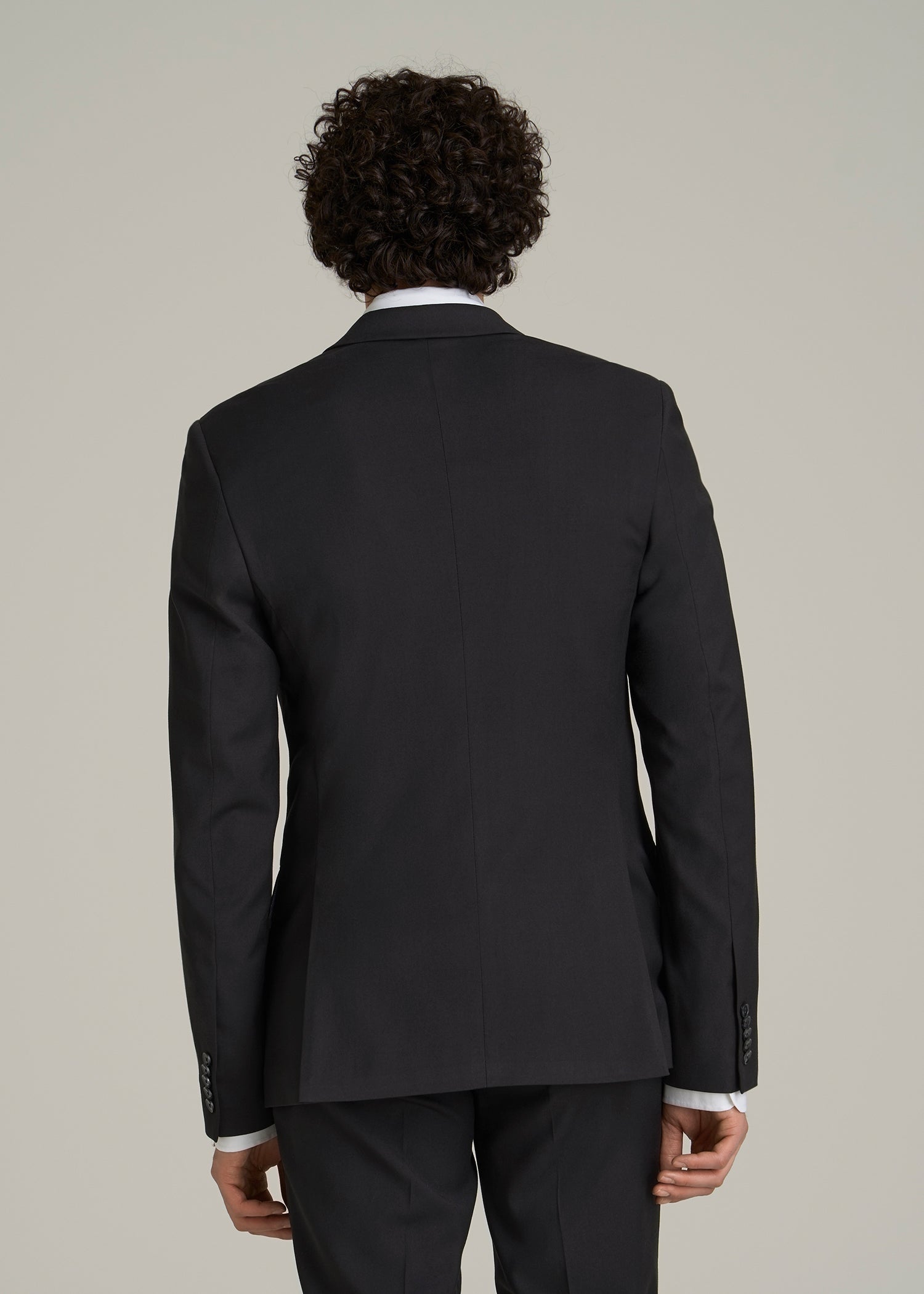 Suit Jacket for Tall Men in Black