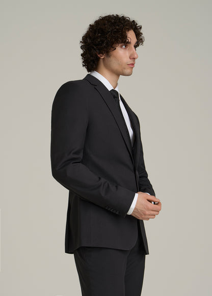Suit Jacket for Tall Men in Black
