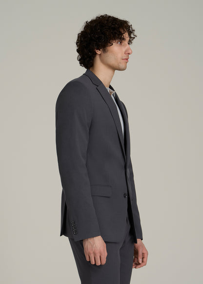 Suit Jacket for Tall Men in Mid Grey