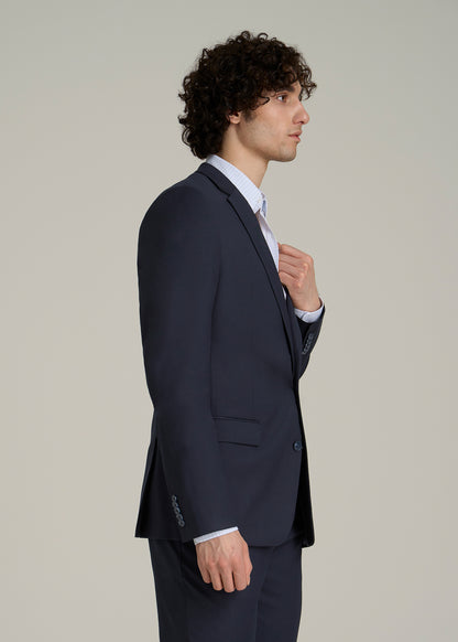 Suit Jacket for Tall Men in True Navy