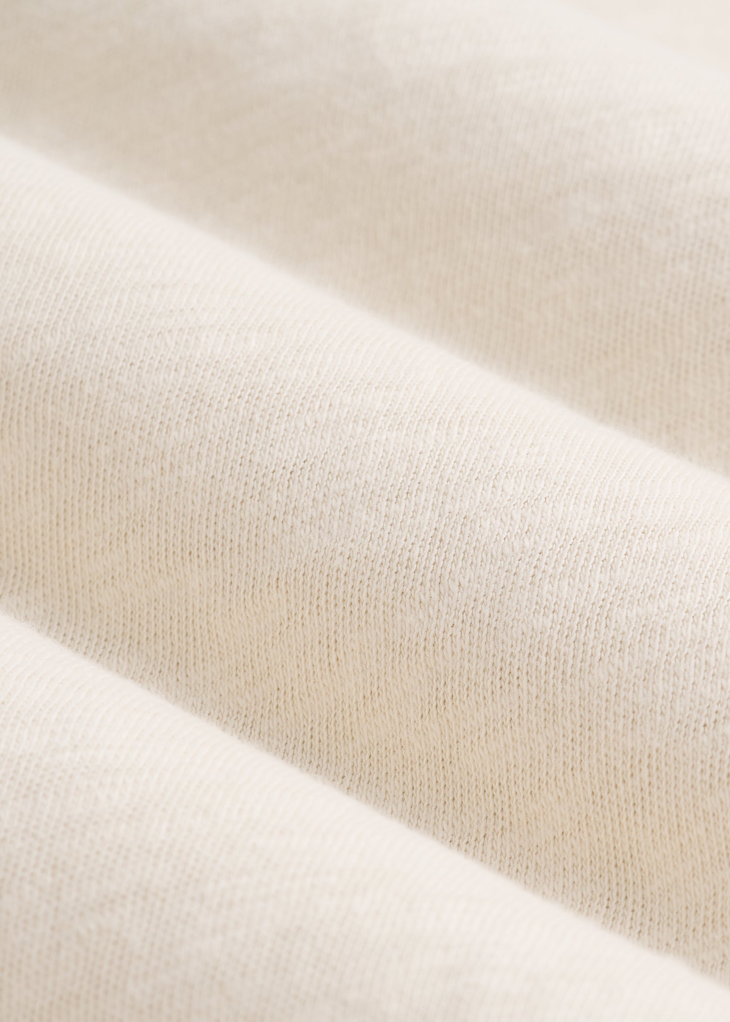 Sunwashed Slub Crewneck for Tall Men in Ivory White