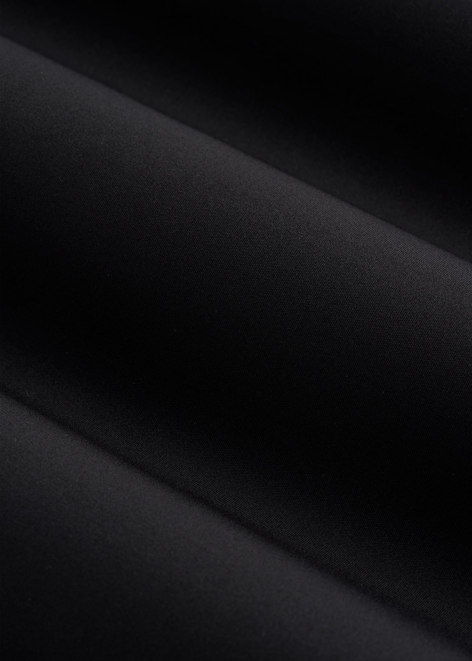 Short Sleeve Rashguard for Tall Men in Deep Black