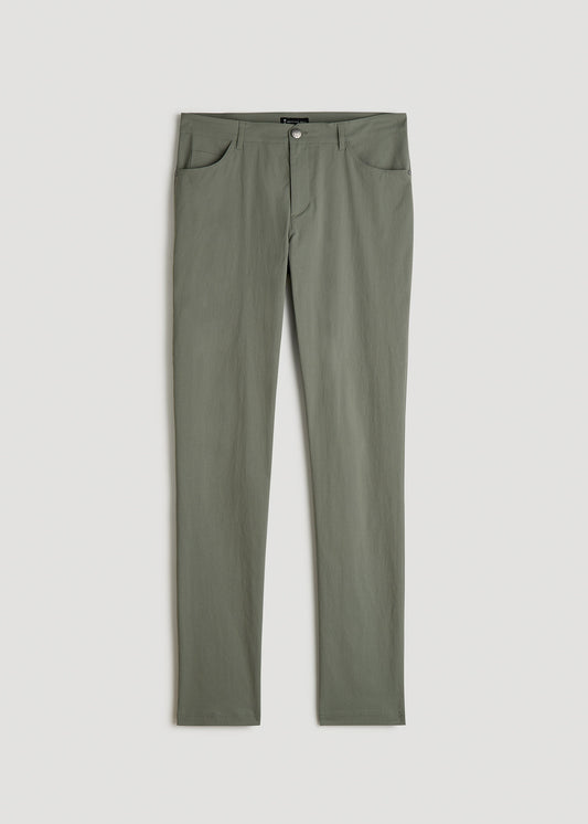 TAPERED-FIT Traveler Pants for Tall Men in Light Grey