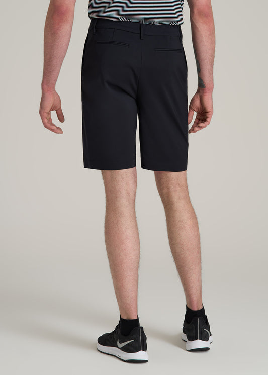 Tech Chino Shorts for Tall Men in Deep Navy