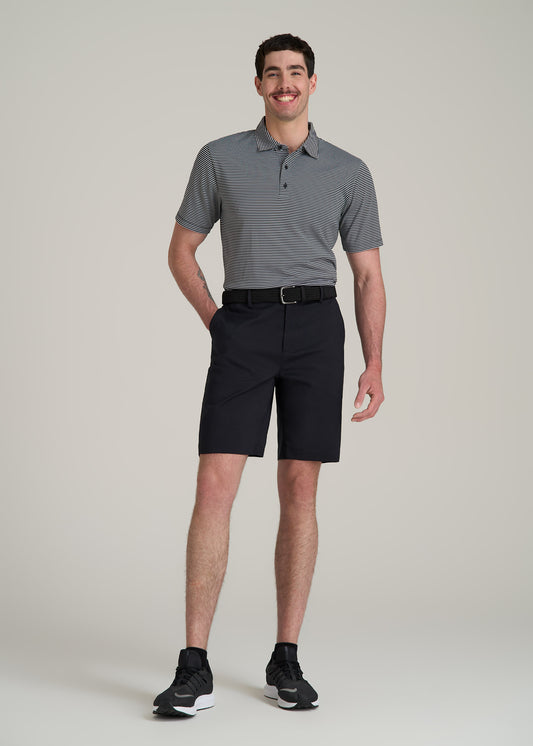 Tech Chino Shorts for Tall Men in Deep Navy