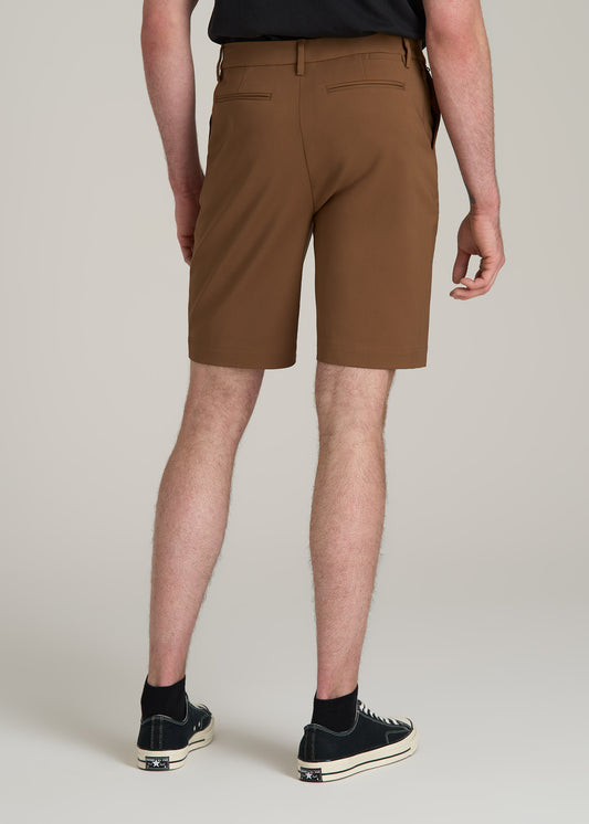 Tech Chino Shorts for Tall Men in Nutshell