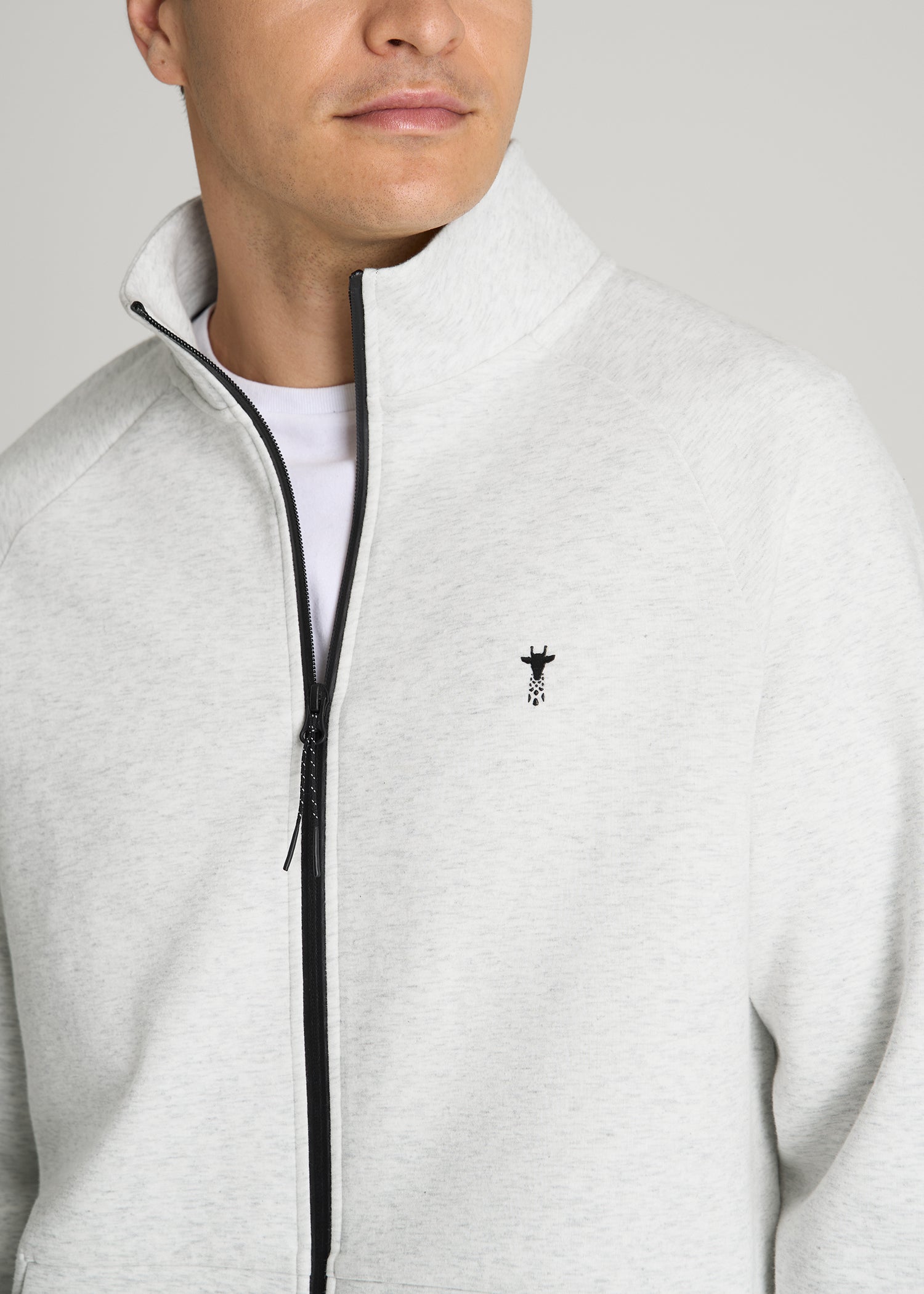 Tall Men's Fleece Jacket | Tech Motion Full-Zip | American Tall