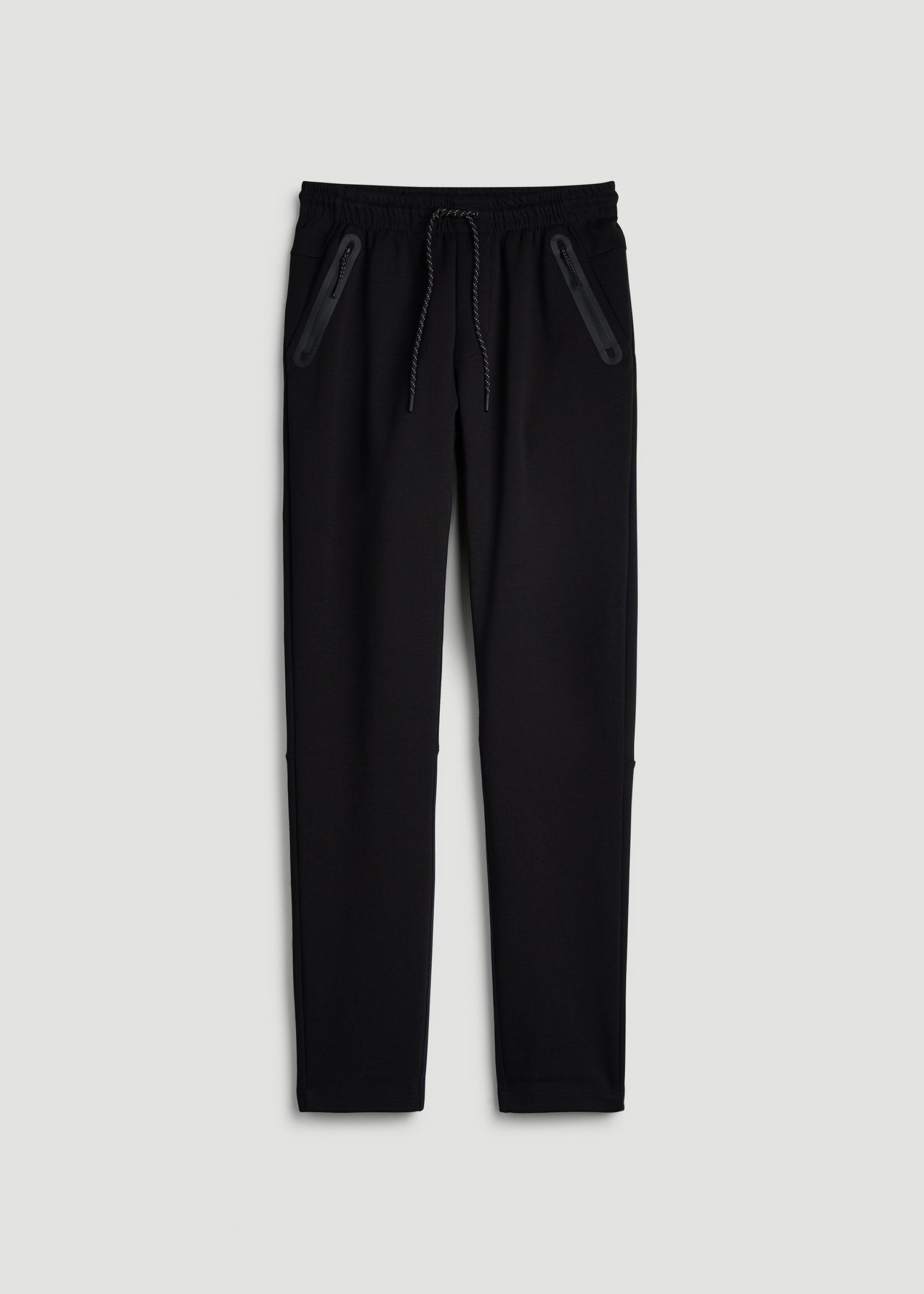 Tech Motion Fleece Tapered Pant for Tall Men in Black