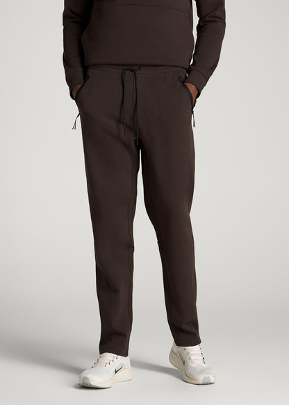 Tech Motion Fleece Tapered Pant for Tall Men in Espresso