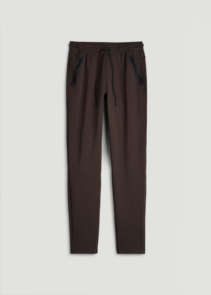Tech Motion Fleece Tapered Pant for Tall Men in Espresso