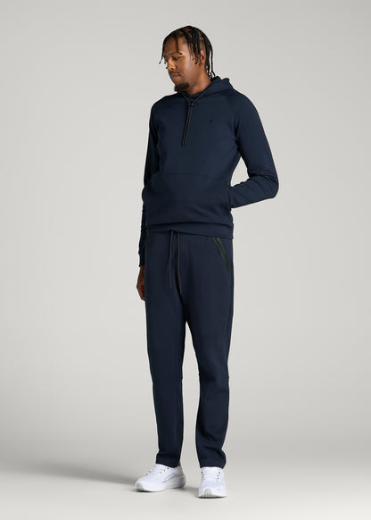 Tech Motion Fleece Tapered Pant for Tall Men in Royal Navy