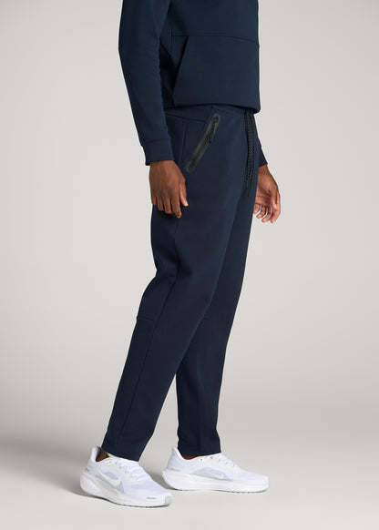 Tech Motion Fleece Tapered Pant for Tall Men in Royal Navy