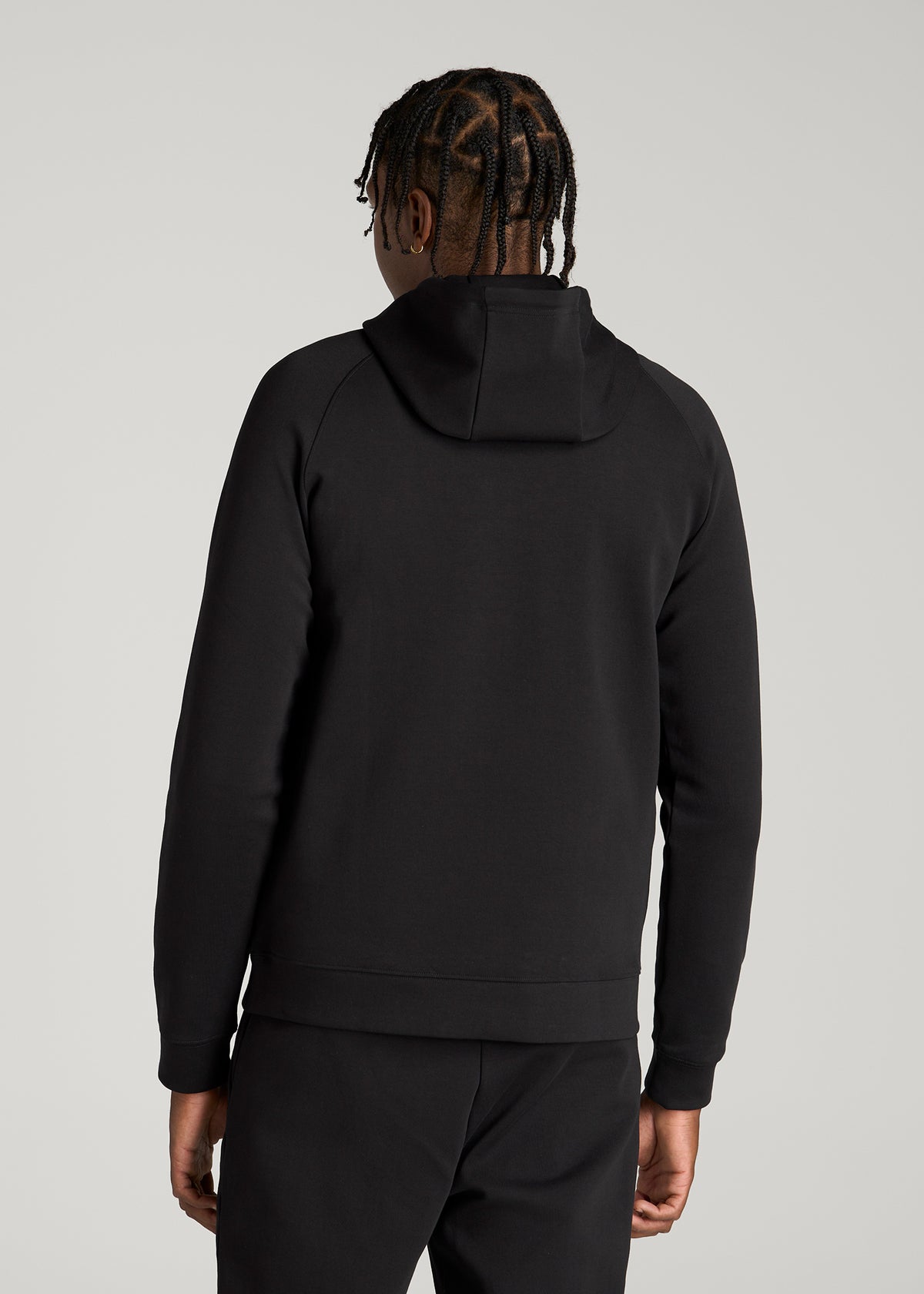 Tech Motion Hoodie for Tall Men in Black