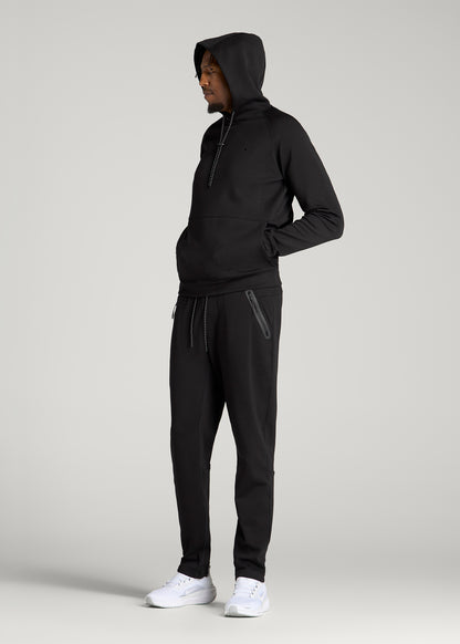Tech Motion Hoodie for Tall Men in Black