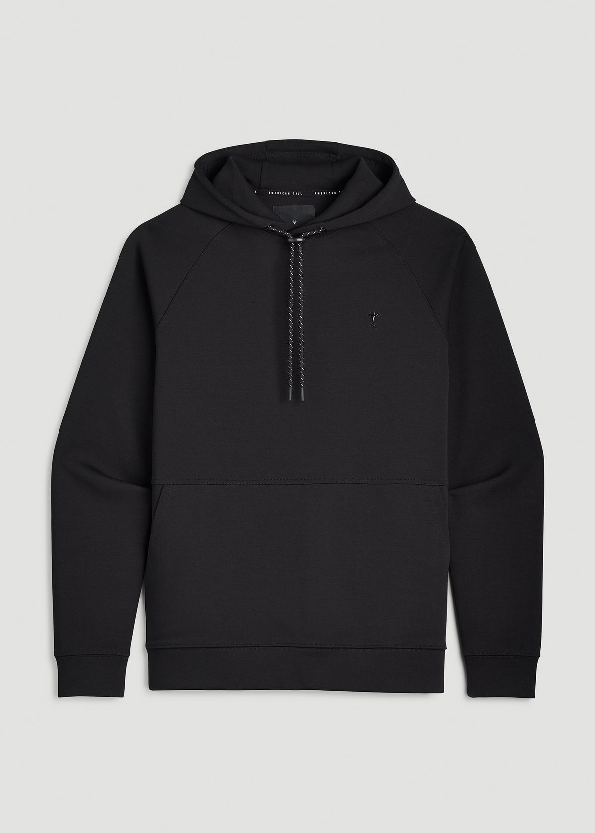 Tech Motion Hoodie for Tall Men in Black