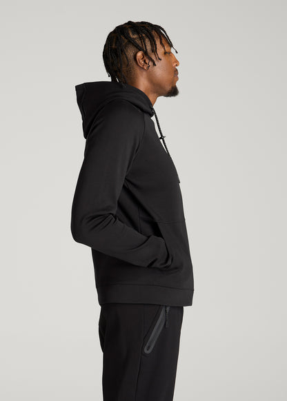 Tech Motion Hoodie for Tall Men in Black