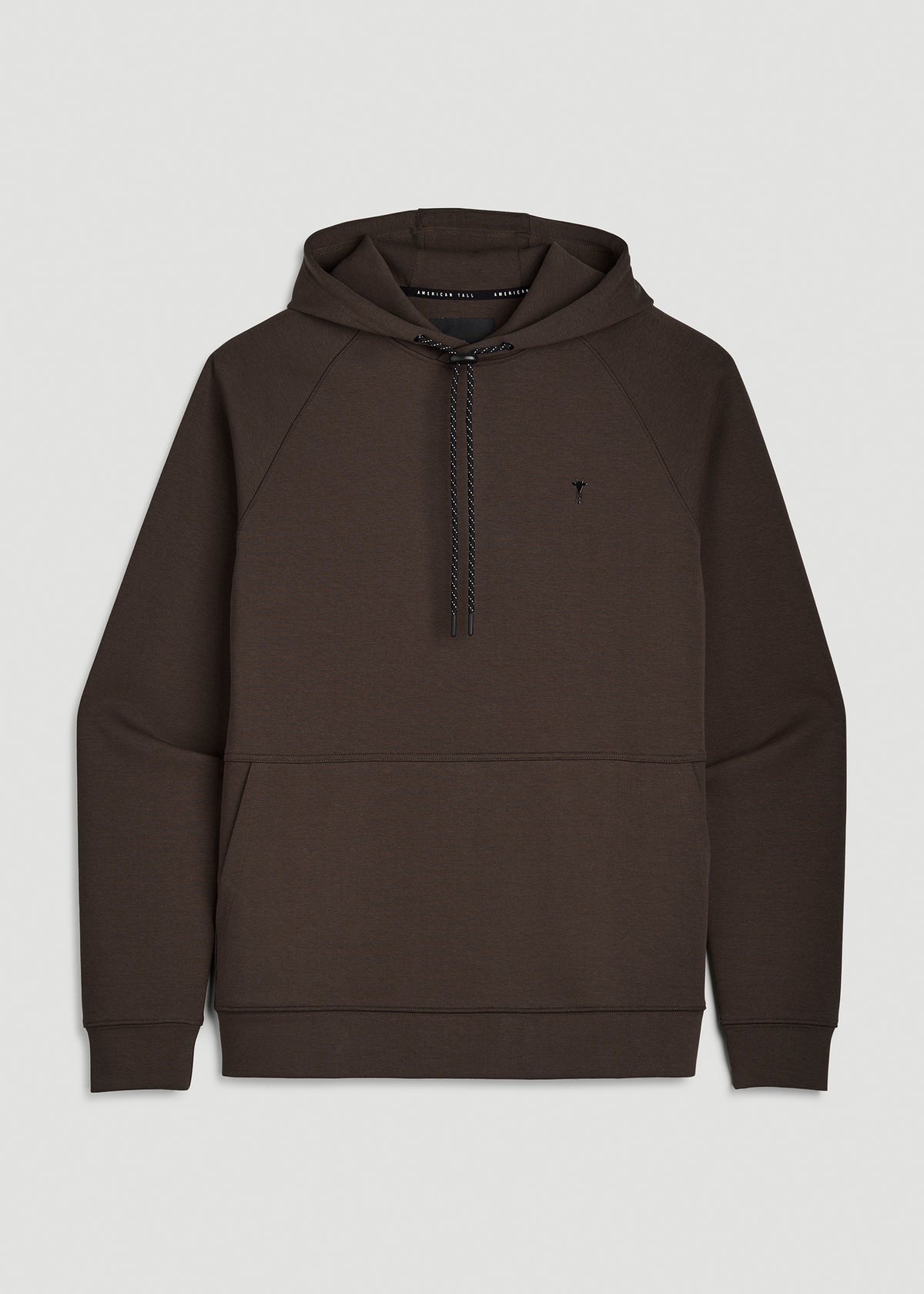 Tech Motion Hoodie for Tall Men in Espresso