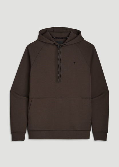 Tech Motion Hoodie for Tall Men in Espresso