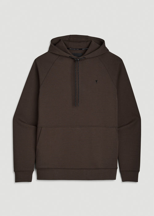 Tech Motion Hoodie for Tall Men in Espresso