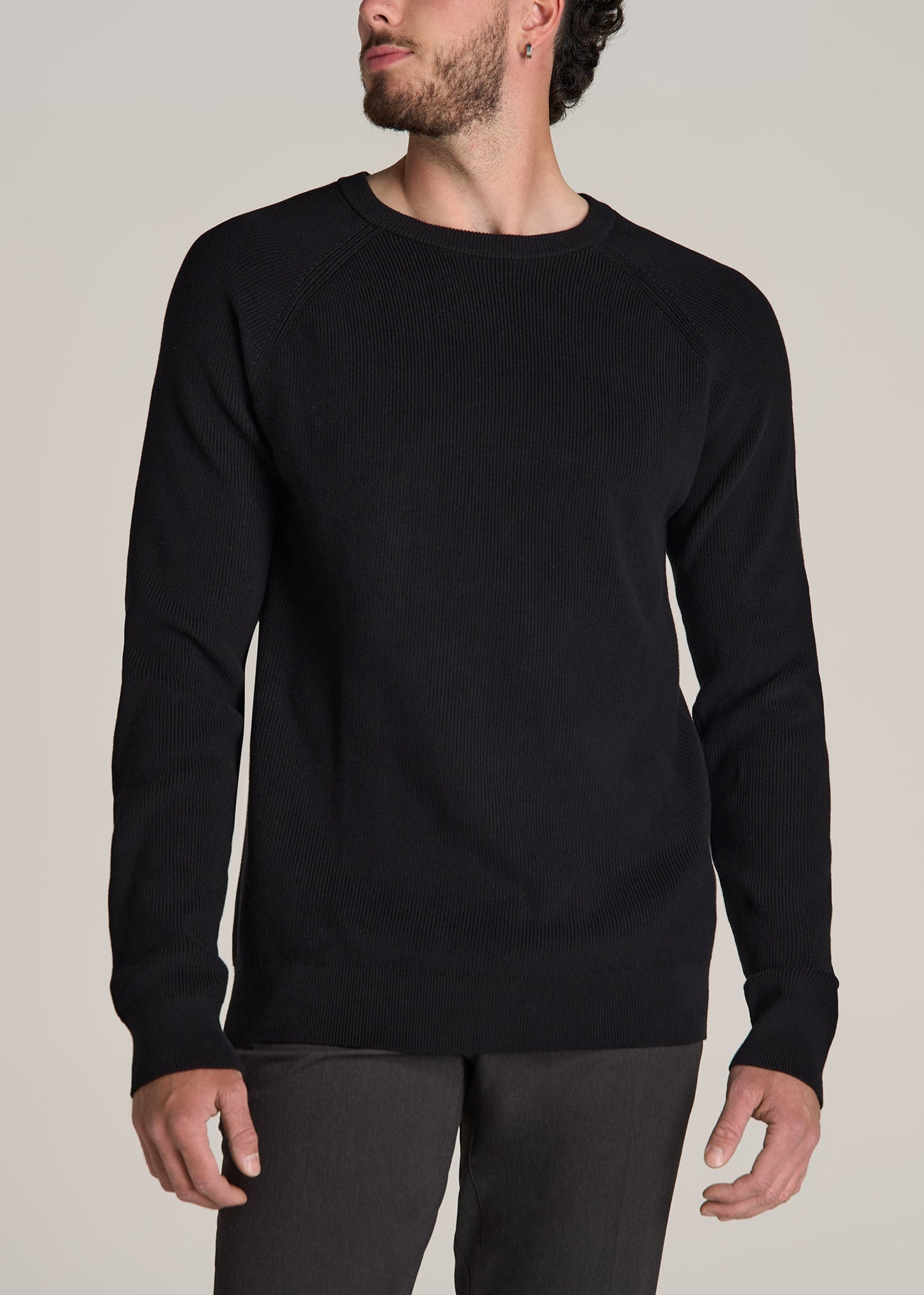 Textured Knit Sweater for Tall Men | American Tall