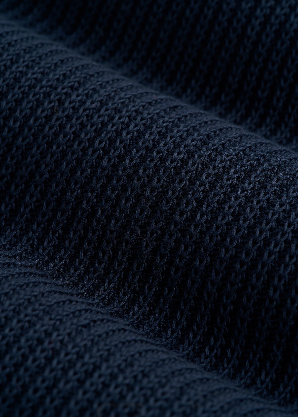 Textured Knit Short Sleeve Sweater Polo for Tall Men in Royal Navy