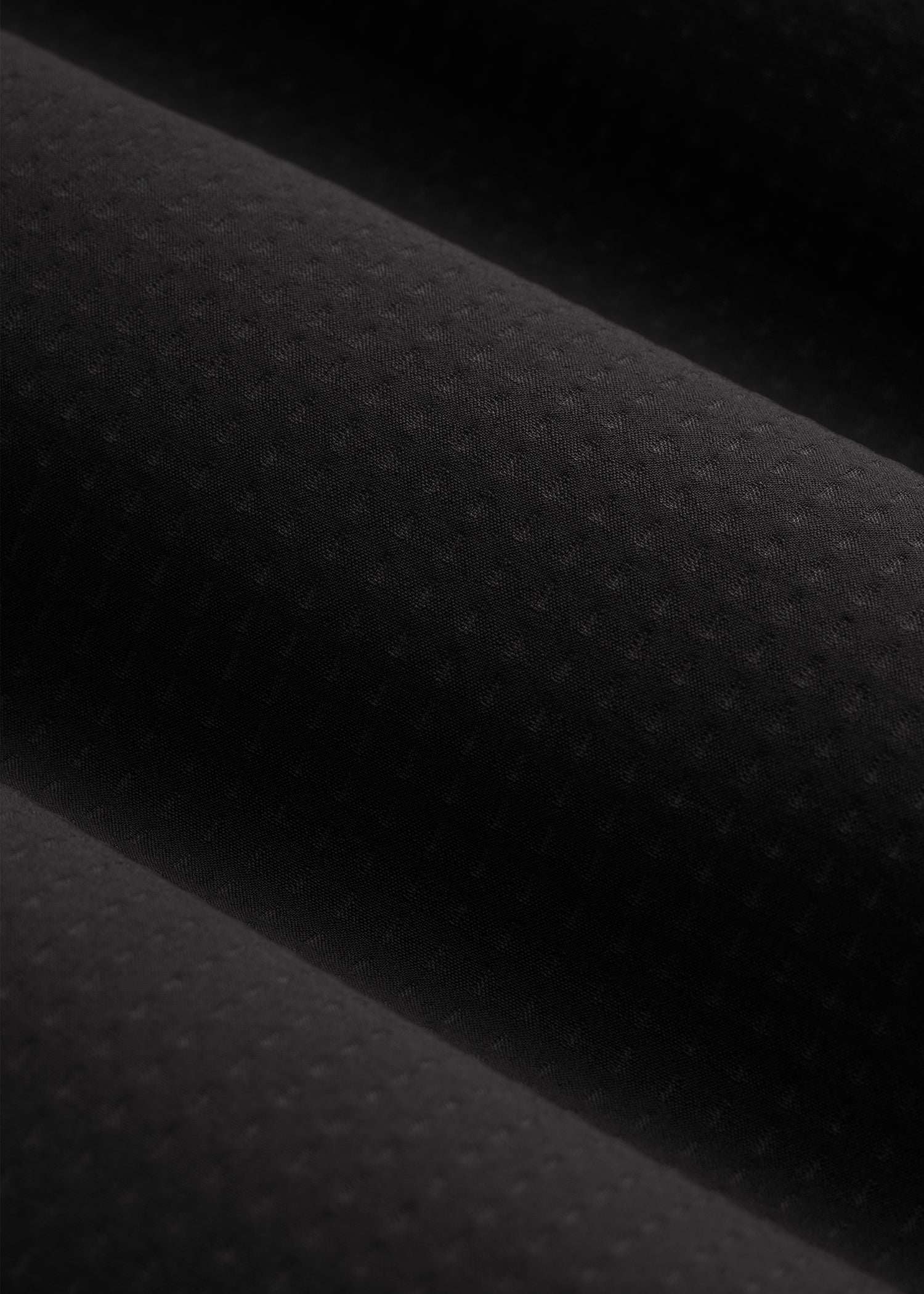 Thermal Half Zip Running Top for Tall Men in Black