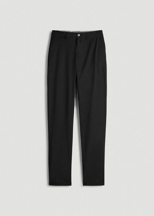 TAPERED FIT Traveler Chino Pants for Tall Men in Black