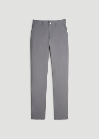 TAPERED FIT Traveler Chino Pants for Tall Men in Charcoal