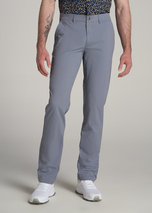 TAPERED FIT Traveler Chino Pants for Tall Men in Skyline Grey