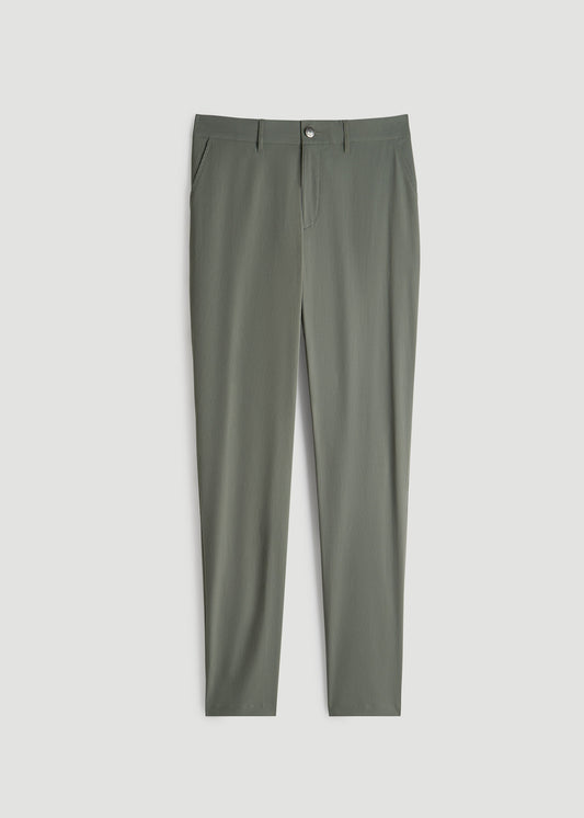 TAPERED FIT Traveler Chino Pants for Tall Men in Dark Sand