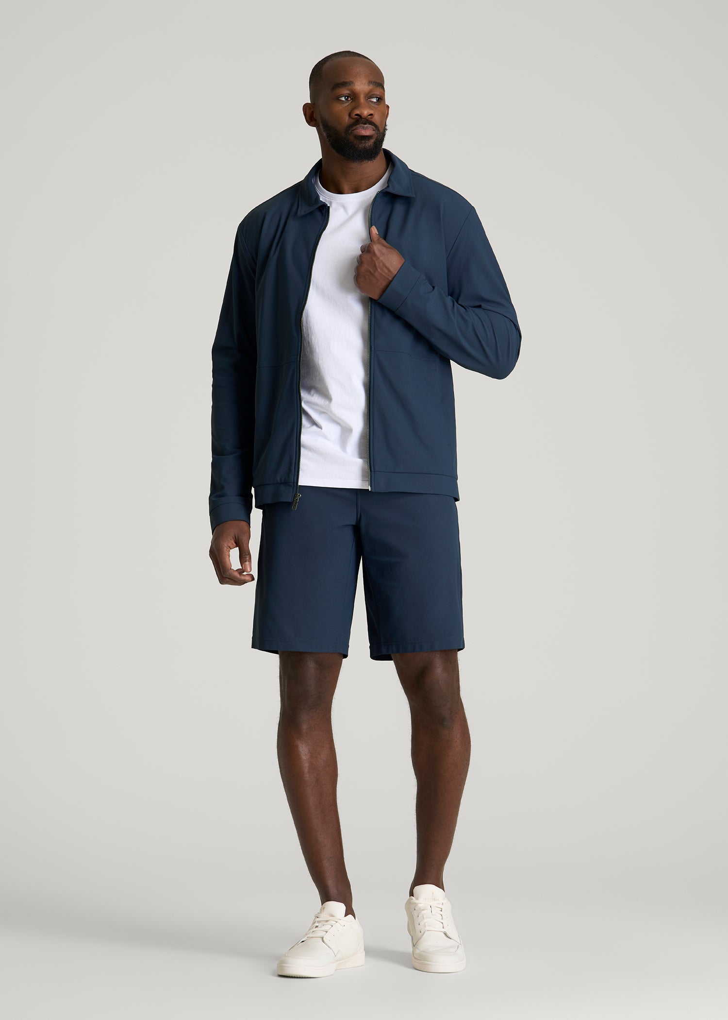 Traveler Chino Short 2.0 for Tall Men in Navy Blue 42 / Semi Tall / Navy Blue Traveler Chino Short 2.0 for Tall Men in Navy Blue 42 / Semi Tall / Navy Blue