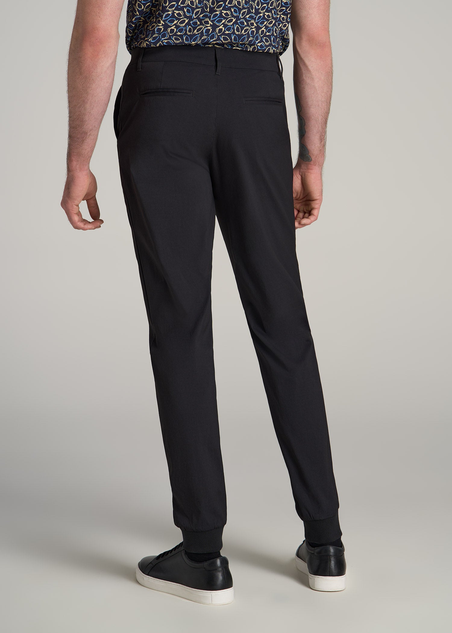 Traveler Joggers for Tall Men in Black