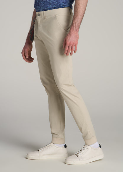 Traveler Joggers for Tall Men in Stone
