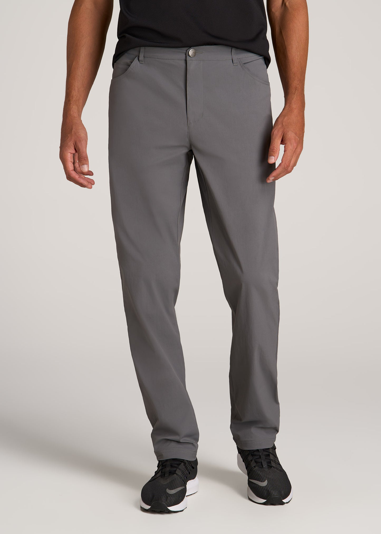 TAPERED-FIT Traveler Pants for Tall Men in Charcoal