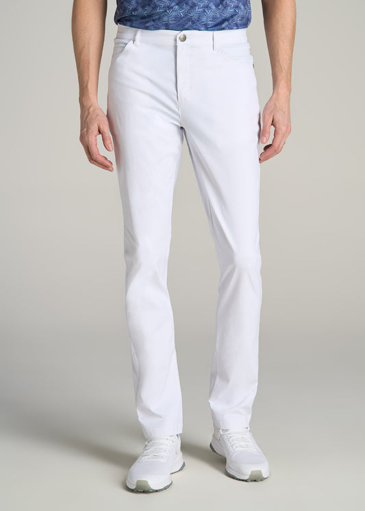 TAPERED-FIT Traveler Pants for Tall Men in White