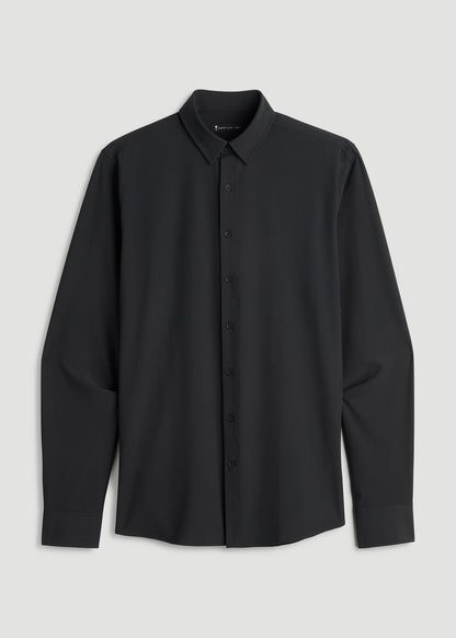 Traveler Stretch Dress Shirt in Black 2XL / Semi Tall / Black Traveler Stretch Dress Shirt in Black 2XL / Semi Tall / Black