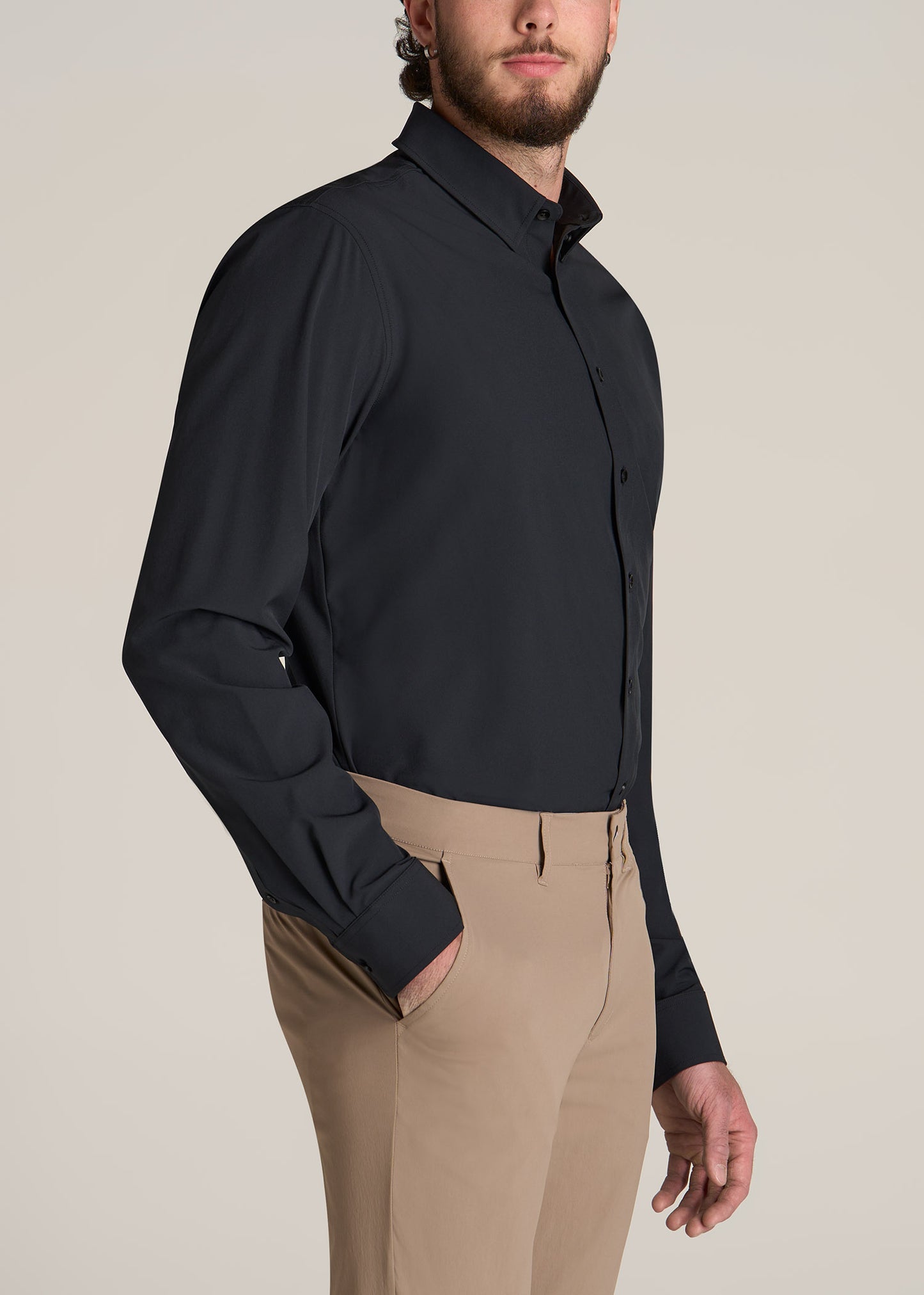 Traveler Stretch Dress Shirt for Tall Men