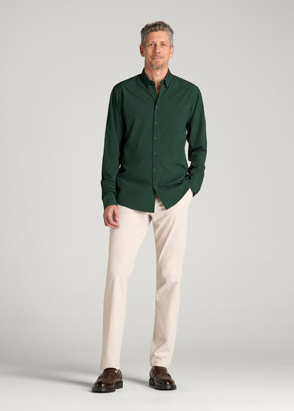 Traveler Stretch Dress Shirt for Tall Men in Boreal Forest