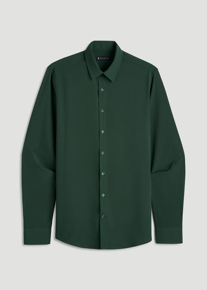 Traveler Stretch Dress Shirt for Tall Men in Boreal Forest