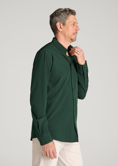 Traveler Stretch Dress Shirt for Tall Men in Boreal Forest