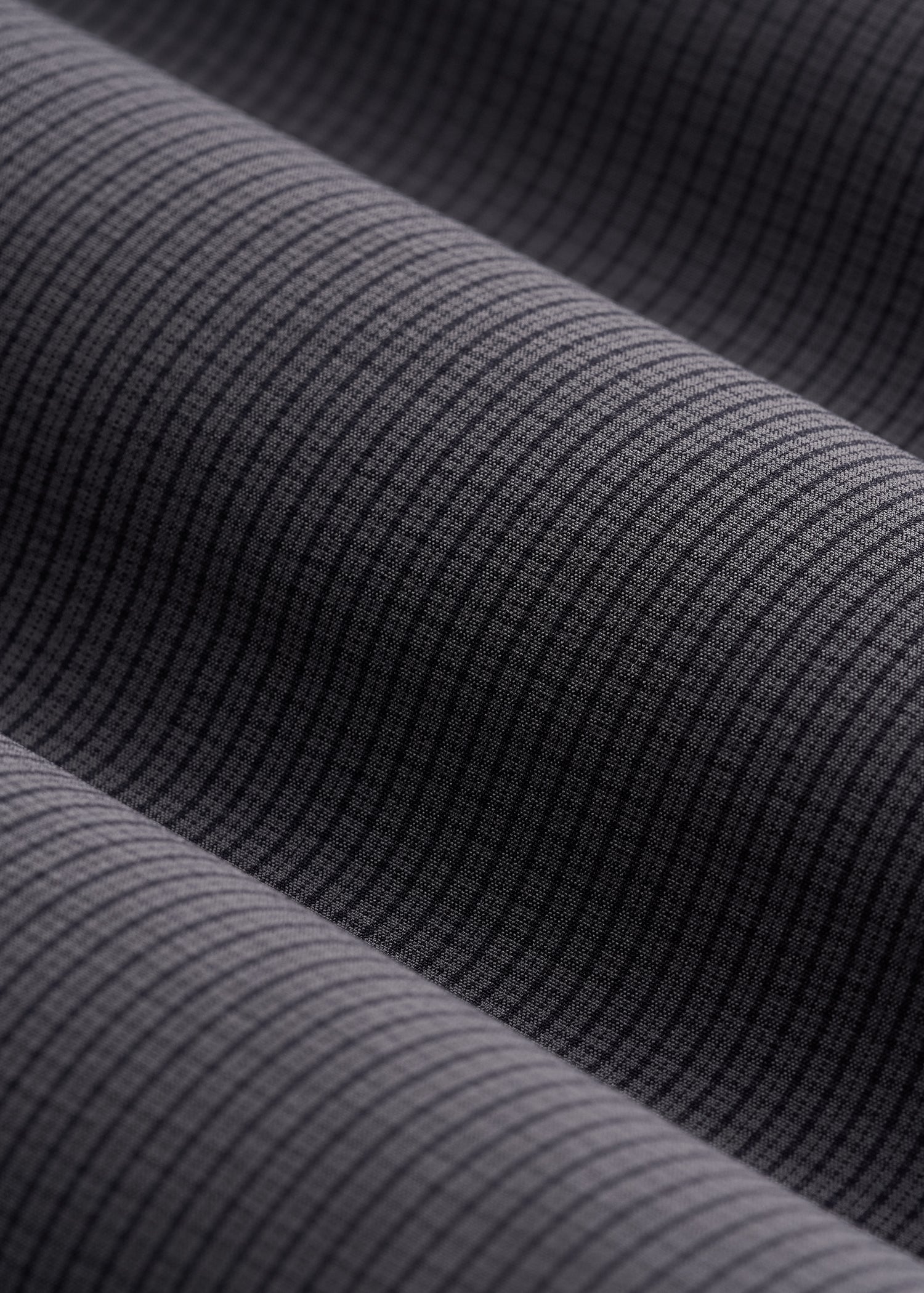 Traveler Stretch Dress Shirt for Tall Men in Charcoal Micro Check