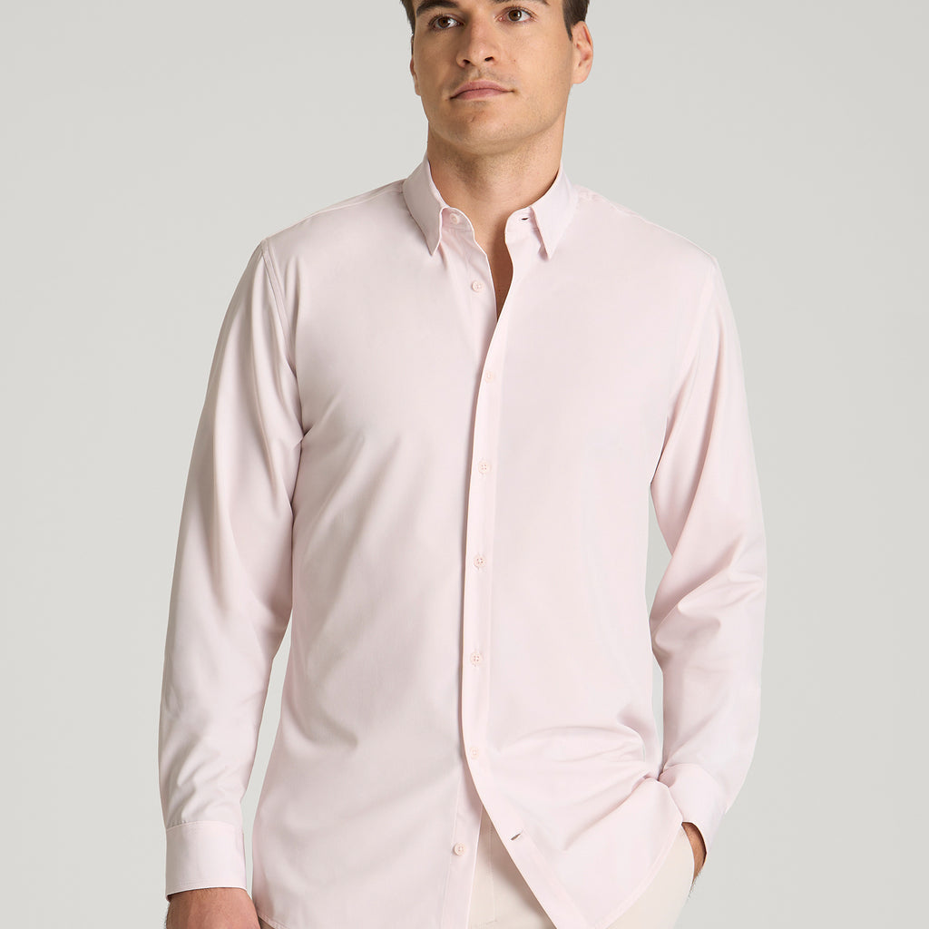 stretchy mens dress shirts Quattro Flex Shirt with Button Down Collar White 3XL / White The Awearness Kenneth Cole mens slim fit stretch dress shirt in navy is built to keep up with your day Men's Dress Shirt Long Sleeve