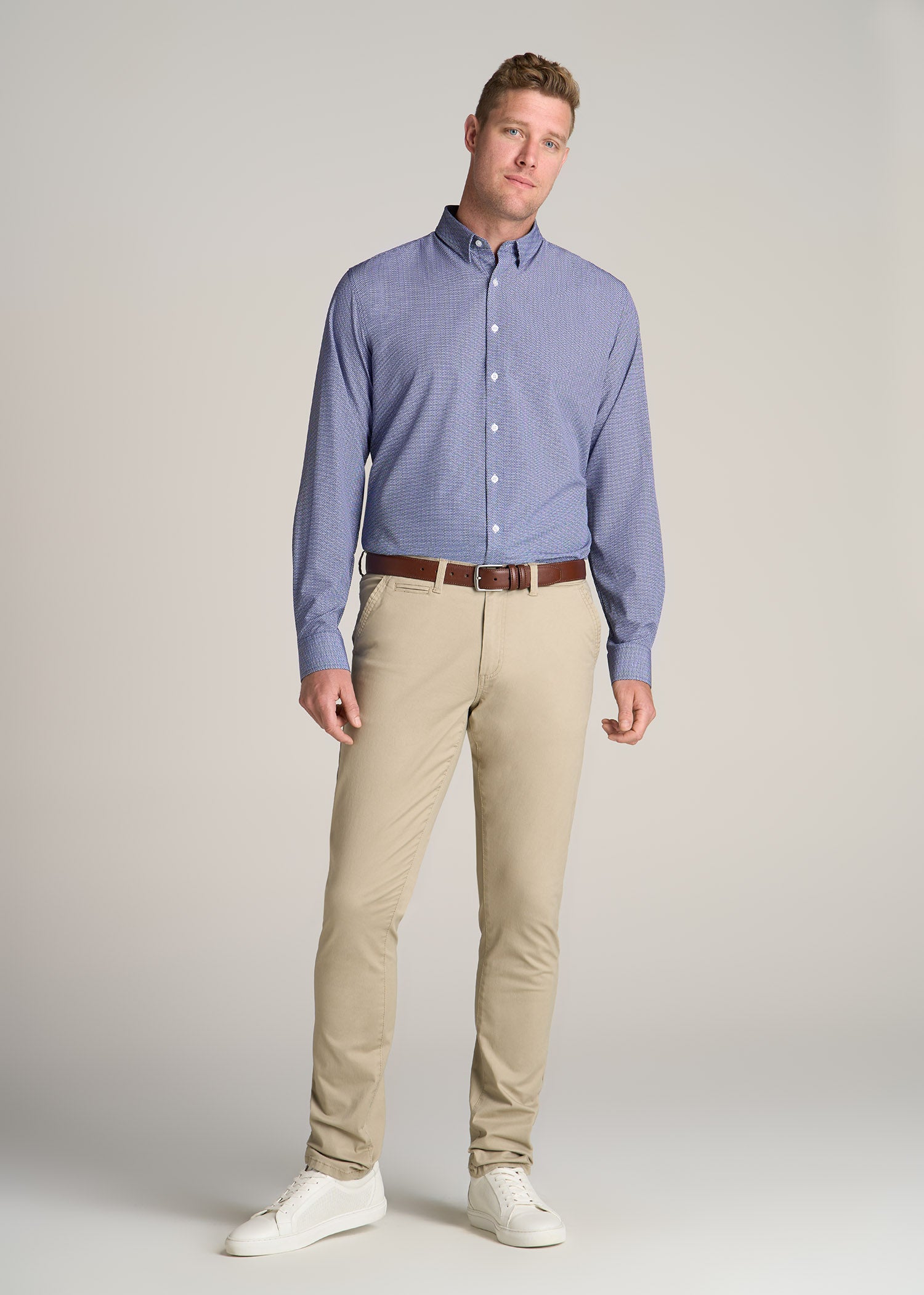 Traveler Stretch Dress Shirt for Tall Men | American Tall