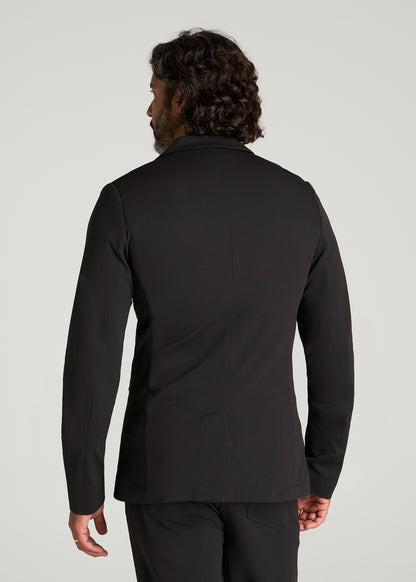 Traveler Twill Blazer for Tall Men in Black